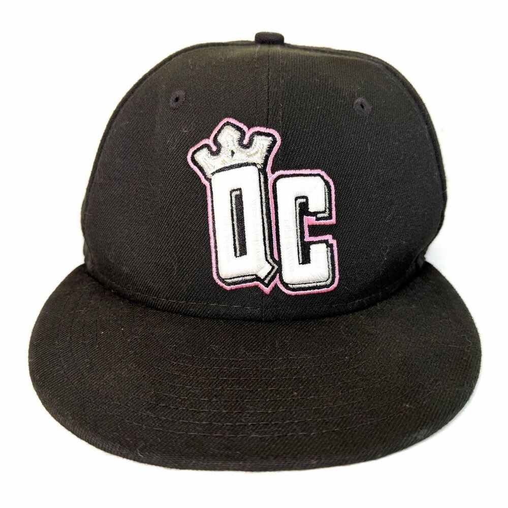 Charlotte Knights Queen City New Era MILB Night 59Fifty 6-7/8 Fitted Hat Black